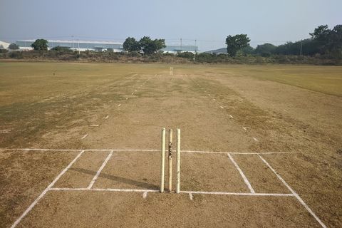Oval cricket ground